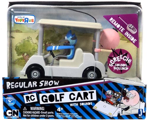 Regular Show 5 Inch Radio Control Golf Cart