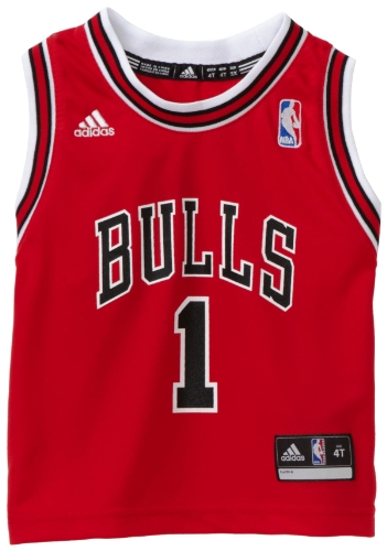NBA Toddler Chicago Bulls Derrick Rose Away Replica Jersey - R24E6Bb5 (Red, 3T) at Amazon.com