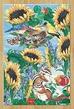 Toland Home Garden Sunflower Social Decorative USA-Produced House Flag, 28 by 40