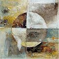 Highway #11 Original Hand-Painted Oil on Canvas Wall Art - 32x32"