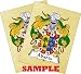 Bastilla Coat of Arms Print / Family Crest Parchment 8 1/2 X 11 Inches + Free Bonus Print.