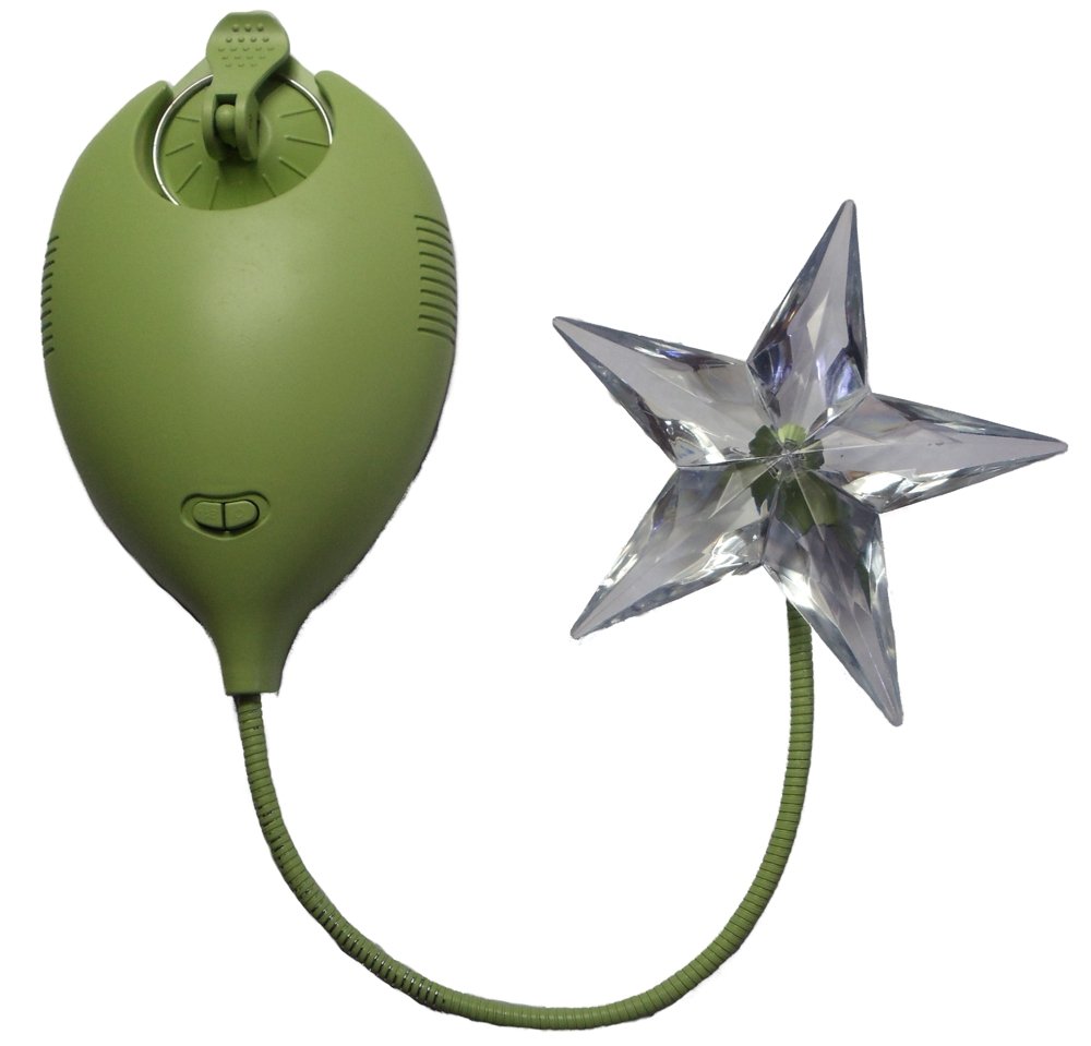 Moonbeam Solar Powered Nightlight Star Green Baby Good Choice! ue56iksdfj