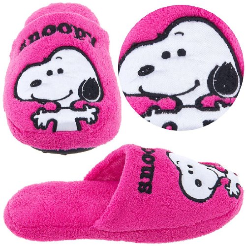 Snoopy Pink Slip On Slippers for Women