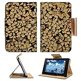 Woods Prepared For Winter 3DTech Nexus 7 1st Flip Case Stand Smart Magnetic Cover Made to Order Premium Deluxe Pu Leather