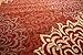 Feraghan/New City Contemporary Modern Floral Flowers Wool Area Rug, 2' x 3', Cinnamon/Brown/Beige