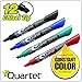 Quartet Dry Erase Markers, Whiteboard Markers, Chisel Tip, EnduraGlide, White Board Dry Erase Pens for Teachers, Home School & Office Supplies, Assorted Classic Colors, 12 Pack (5001-18M)