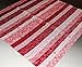 FUROSHIKI- Japanese Traditional Wrapping Cloth (Kyoto-stripe: Red/Purple)