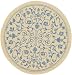 Manor Rug 5'3"round Blue