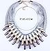 Bs1981 Luxury Charm Chunky Chain Gold Silver Plated Statement Choker Necklaces Bijoux Jewelry