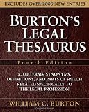 Burton's Legal Thesaurus, Fourth Edition