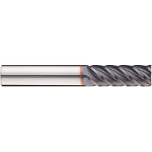 Niagara Cutter S545 Carbide End Mill, for Stainless Steel & Titanium Finishing, TiAlN Coated, Multi-flute, Square End
