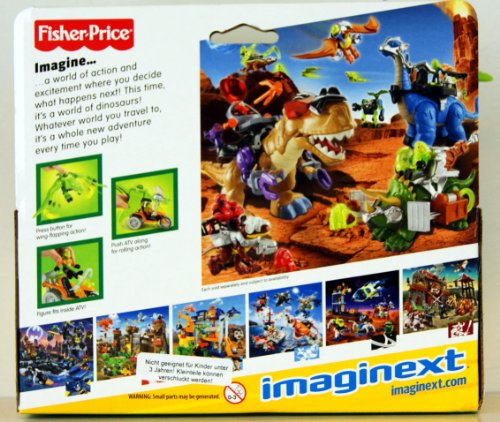 Imagen 4 de Fisher Price - Imaginext - Pterodactyl & ATV - W9542