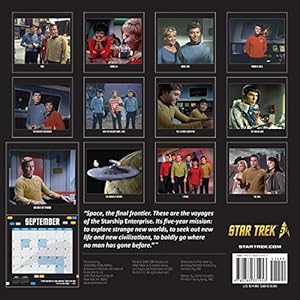 Star Trek 2017 Wall Calendar: The Original Series