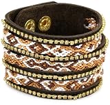 Presh Chocolate Friendship Leather Bracelet