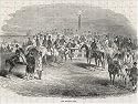 Prints of DERBY BETTING RING 1844 from Mary Evans