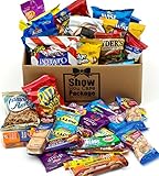 Show You Care Package (48 Count) With Snack Gifts Best Gift For College Student And Thank You Care Package
