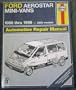 Ford Aerostar Mini-Vans 1986-96 Two Wheel Drive Models (2WD) [Haynes Automotive Repair Manual Series]
