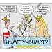 Londons Times Famous People Places Books Cartoons - Humpty Dumpty, the King, Men and Horse - Coffee Gift Baskets - Coffee Gift Basket