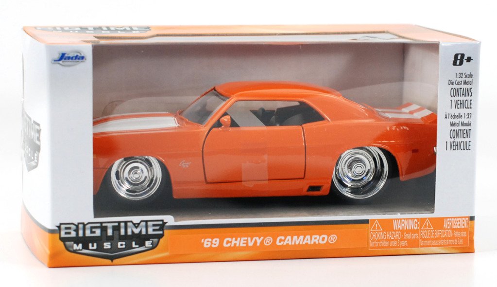 Amazon.com: BIGTIME MUSCLE - 1971 CHEVY CAMARO 1:24 Orange with ...