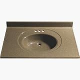 Bertch Cab Mfg Inc O59-OB3722 Faux Granite Walnut Toffee Vanity Top