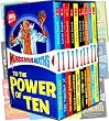 Murderous Maths 10 Books Boxed Collection Pack Set by Kjartan Poskitt RRP: �59.99 (Awesome Arithmetricks: How to + - X, Desperate Measures, Do You Feel Lucky?, Easy Questions, Evil Answers, : Guaranteed to Bend Your Brain,  Guaranteed to Mash Your Mind: More Muderous Maths, The Key to the Universe, The Perfect Sausage and Other Fundamental Formulas, The Phantom X, Savage Shapes)