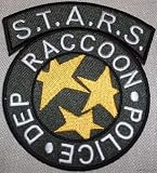 RESIDENT EVIL S.T.A.R.S Raccoon Police Green Logo PATCH