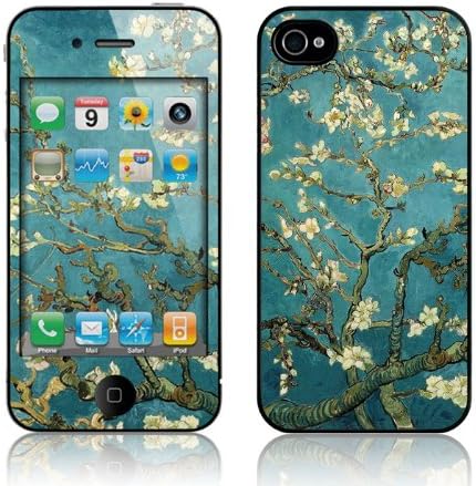 SkunkWraps Apple iPhone 4 4S Slim Hard Case Cover - Van Gogh Blossoming Almond Tree