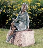 Eigenschaften Galerie diValore  / Skulptur - Emily - hochwertige Bronzefigur auf Stein