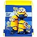 Despicable Me Minions Authentic Licensed Drawstring Bag Backpack (Blue)