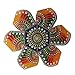 Diwali Christmas Decorations - Rangoli - 7 Piece Handmade Wooden - Multi Design - For Wall, Floor or Table Decoration