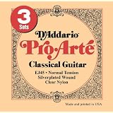 guitar strings D Addario EJ45 3D Pro Arte Nylon Classical Guitar Strings Normal Tension 3 Sets Electronics guitar strings