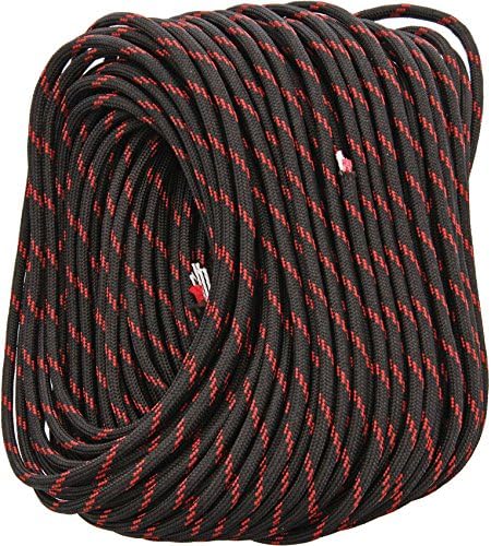 FireCord 100ft Black/Red Line