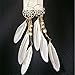 Genenic Design Beads Long Earrings Dream Catcher Jewelry Feather