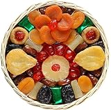 Cheap Deals on Broadway Basketeers Mothers Day Heart Healthy Floral Dried Fruit (Medium) Gift Basket by Broadway Basketeers