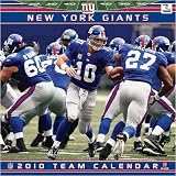 New York Giants 2010 12x12 Team Wall Calendar