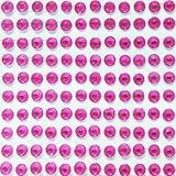 AllyDrew 4mm Crystal Diamond Sticker Adhesive Rhinestone, 468pcs (Dark Pink)
