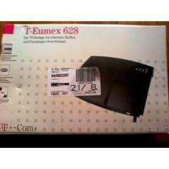 Telekom T-Eumex 628 Tk-Anlage 1xS0-extern 1xS0-intern 8xa, b USB schwarzblau