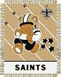 New Orleans Saints Woven Baby Blanket Throw - NFL Football Fan Shop Sports Team Merchandise