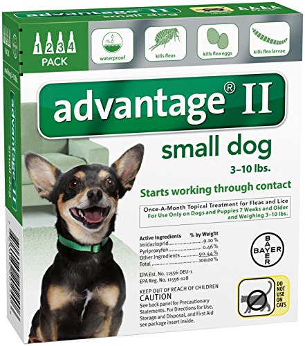 Advantage II Small Dog 4-Pack