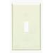 Leviton 013-82001-000 1-Gang Toggle Wallplate, Almond