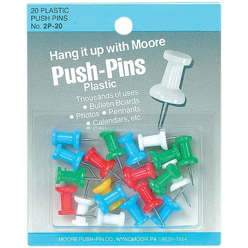 MOORE SUP プッシュピン20AＳソリッド SUP-MP-08