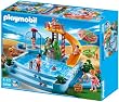 Playmobil - 4858 - Jeu de construction - Piscine avec toboggan