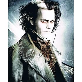  JOHNNY DEPP - Sweeney Todd AUTOGRAPH Signed 8x10 Photo