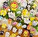 ONOR-Tech 4 Sheets Cute Lovely 3D DIY Cartoon Decorative Puffy Adhesive Sticker Tape / Kids Craft Scrapbooking Sticker Set for Diary, Album