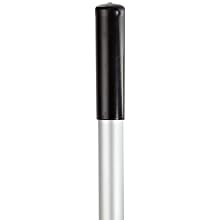 Rubbermaid Commercial FG638500 Gray 11-Inch Flagged Polypropylene Angle Broom with Aluminum Handle