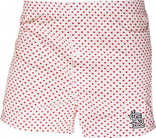 Buy St. Louis Cardinals Heart Boxer Shorts