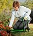 2 in 1 Large Steel-Framed Folding Garden Kneeler/Seat with Thick Foam Pad