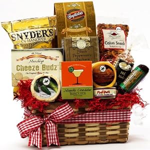 Some Like it HOT! Spicy Snack Chest - a Great Gourmet Food Gift Basket for Dad!