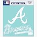 Atlanta Braves Die Cut Car Window Sticker Decal (8x8 Inches)