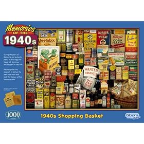 Gibsons puzzle - 1940's Shopping Basket 1000 pieces